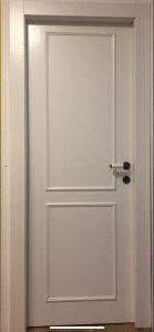דלת אפוקסי - 2 פאנל כפרי לבן